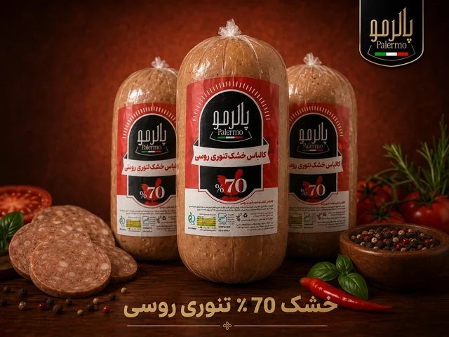 کالباس خشک 70% تنوری روسی